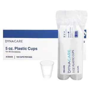 Dynarex 5 Ounce Clear Plastic Cups Case