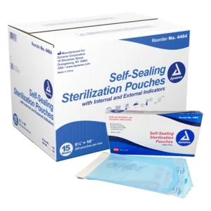 Dynarex Sterilization Pouch 5.25 Inch by 10 Inch Case