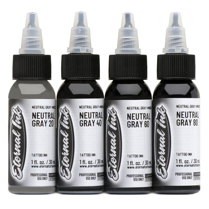 1 Ounce Eternal Ink Neutral Gray Set