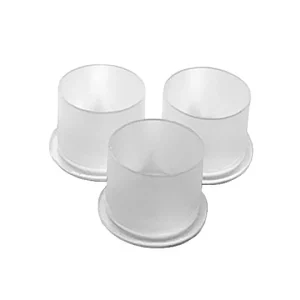 Three Clear Stable Base Ink Caps