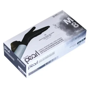 Black Pearl Medium Nitrile Gloves Box