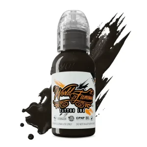 1 Ounce World Famous Badlands Brown Tattoo Ink