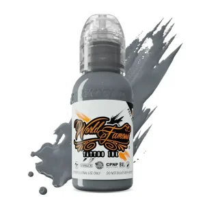 1 Ounce World Famous Battleship Grey Tattoo Ink