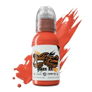 1 Ounce World Famous Bora Bora Peach Tattoo Ink