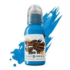 1 Ounce World Famous Donatello Blue Tattoo Ink
