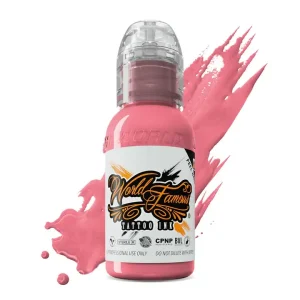 1 Ounce World Famous Flying Pig Pink Tattoo Ink