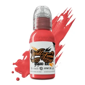 1 Ounce World Famous Maximus Peach Blossom Tattoo Ink