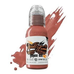 1 Ounce World Famous Warm Peach Tattoo Ink