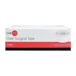 Dynarex 1 Inch Clear Surgical Tape Rolls