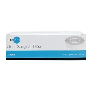 Dynarex Half Inch Clear Surgical Tape Rolls