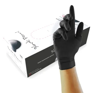 Black Pearl Latex Gloves Box