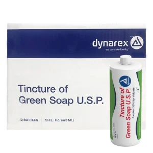 Case of 12 Dynarex Green Soap Tincture 16 Ounce Bottles