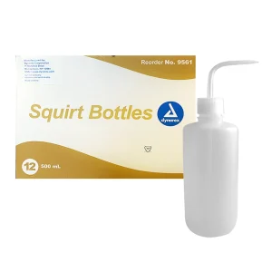 Dynarex Clear 16 Ounce Squirt Bottle