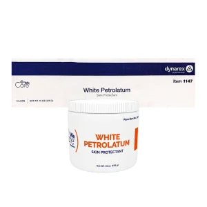 15 Ounce Case of Dynarex White Petrolatum Jars