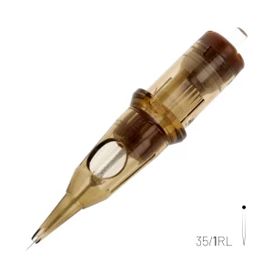 Kwadron Tattoo Cartridge Needle, 1 Round Liner #12 35/1RLLT