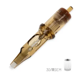 Kwadron Tattoo Cartridge Needle, 11 Curved Magnum #10 30/11SEMLT