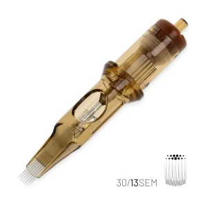 Kwadron Tattoo Cartridge Needle, 13 Curved Magnum #10 30/13SEMLT