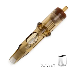 Kwadron Tattoo Cartridge Needle, 15 Curved Magnum #10 30/15SEMLT