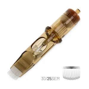 Kwadron Tattoo Cartridge Needle, 25 Curved Magnum #10 30/25SEMLT