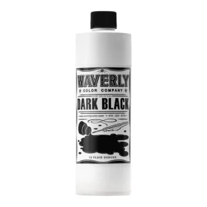 12 Ounce Waverly Color Company Dark Black Ink